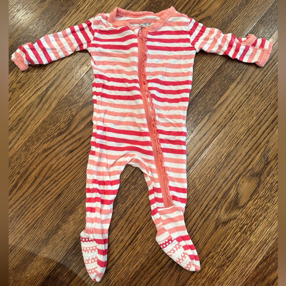 Kickee Pants Zippy with ruffles